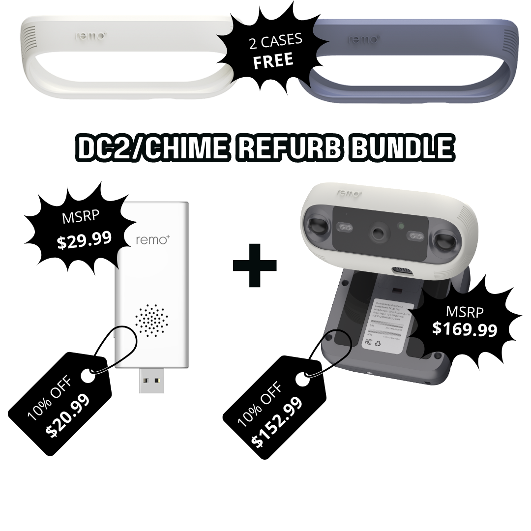 Certified Refurbished DoorCam™ 2 Chime BUNDLE by Remo+ SAVE 10%