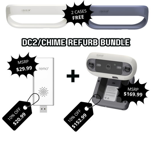 Certified Refurbished DoorCam™ 2 Chime BUNDLE by Remo+ SAVE 10%