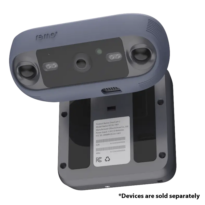 Remo+ RemoBell S WiFi Video Door Phone with HD Video, Motion Sensor, 2 Remo+ RemoBell S WiFi Video Door Phone with HD Video, Motion Sensor, 2